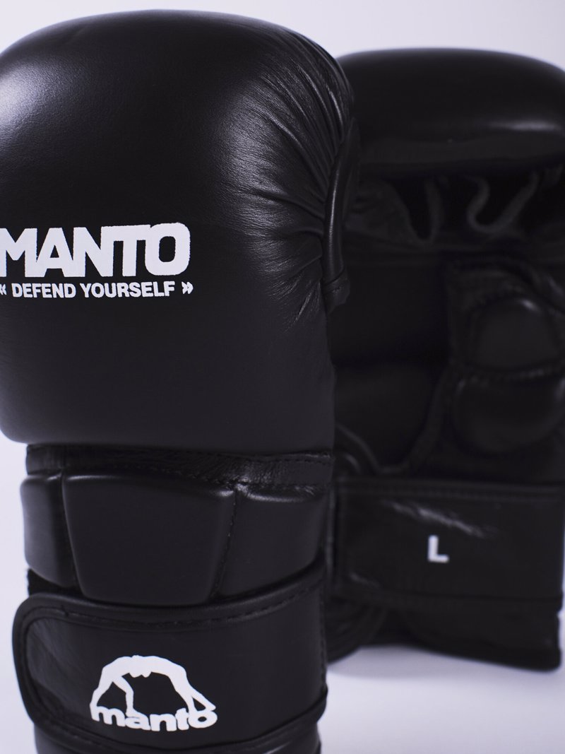 MANTO MMA sparring Gloves Shooter pro - black
